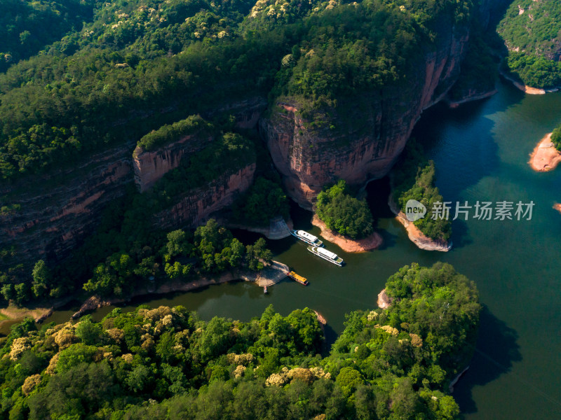 祖国大好河山泰宁大金湖航拍图