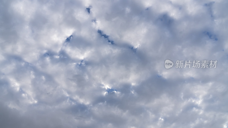 多云天气下的天空全景