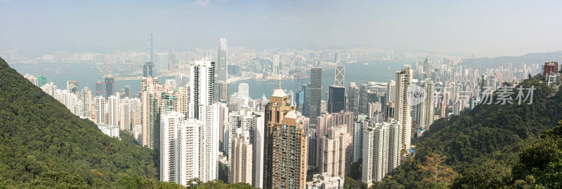 香港太平山全景