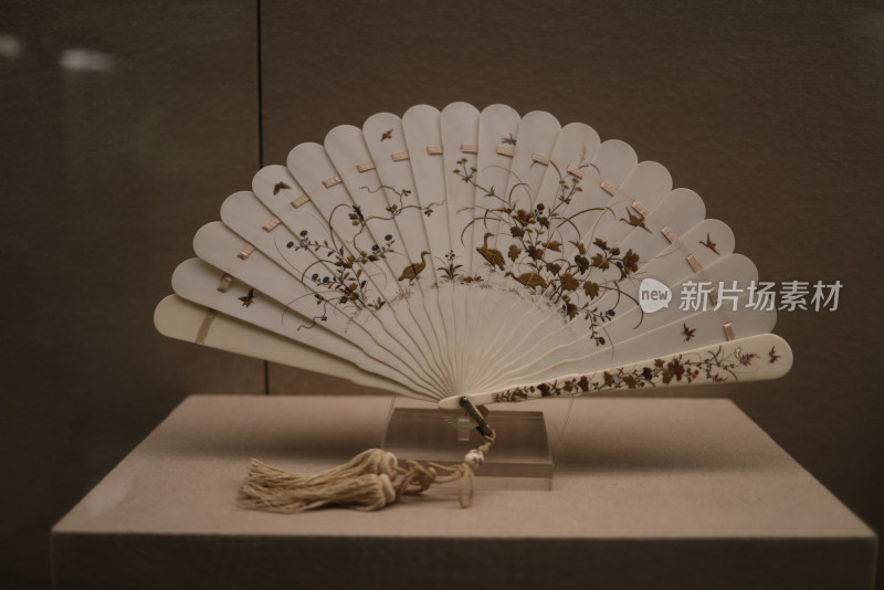 中国扇博物馆日本象牙折扇