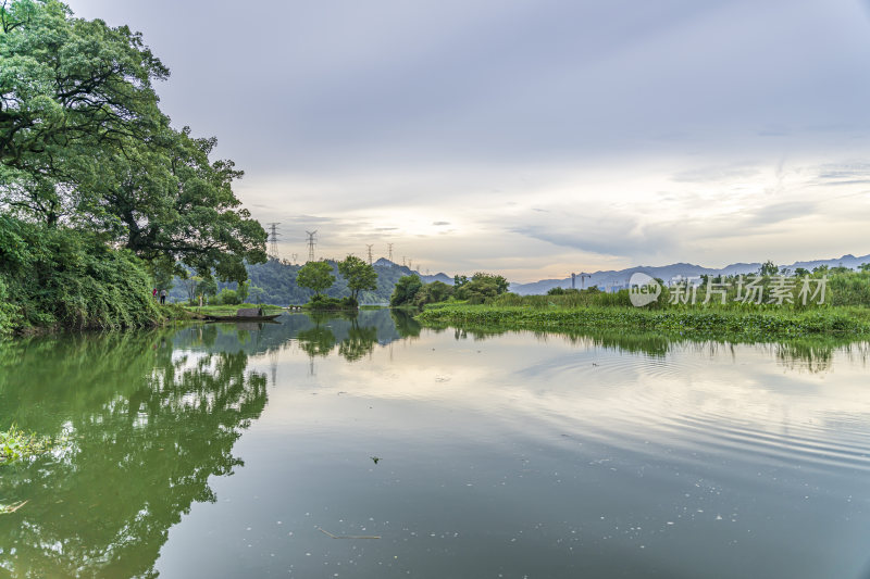 建德新安江江南水乡风景