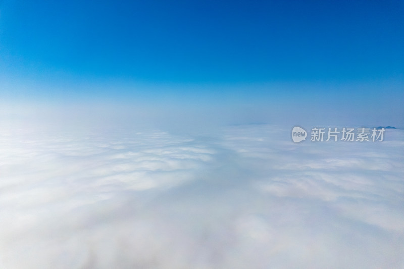 云层之上云海风景自然风光航拍图