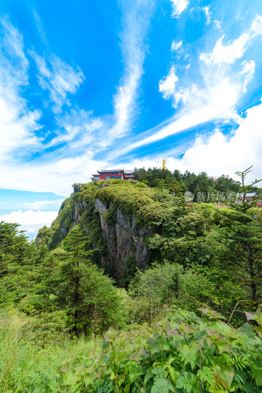 四川峨眉山自然风光