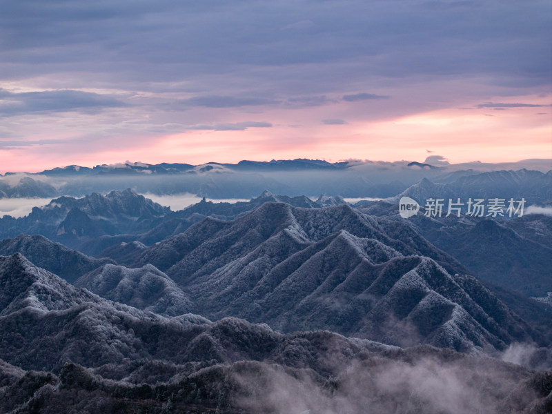 光雾山雪景