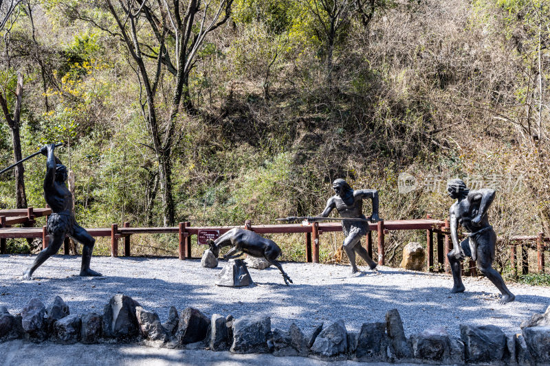 韶关市马坝人村寨模拟场景