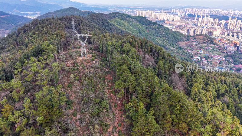 湖南怀化中坡山国家森林公园航拍