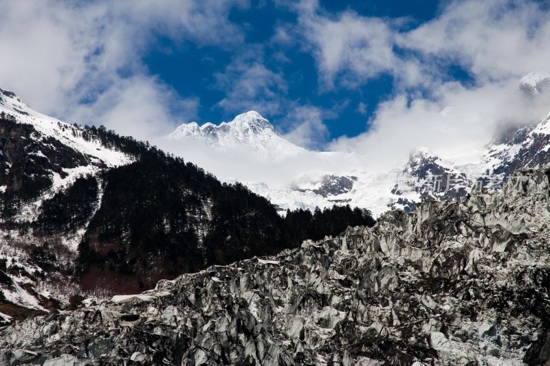 云南,德钦县,香格里拉,梅里雪山,明永冰川,