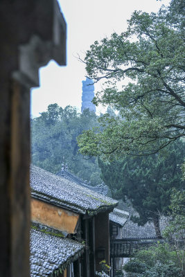 天台山千年古刹国清寺风景