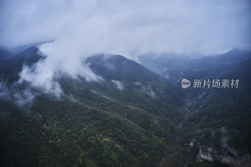 山西长治沁源沁河源头自然美景