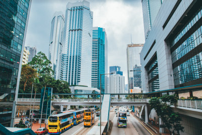 香港中环城市风光