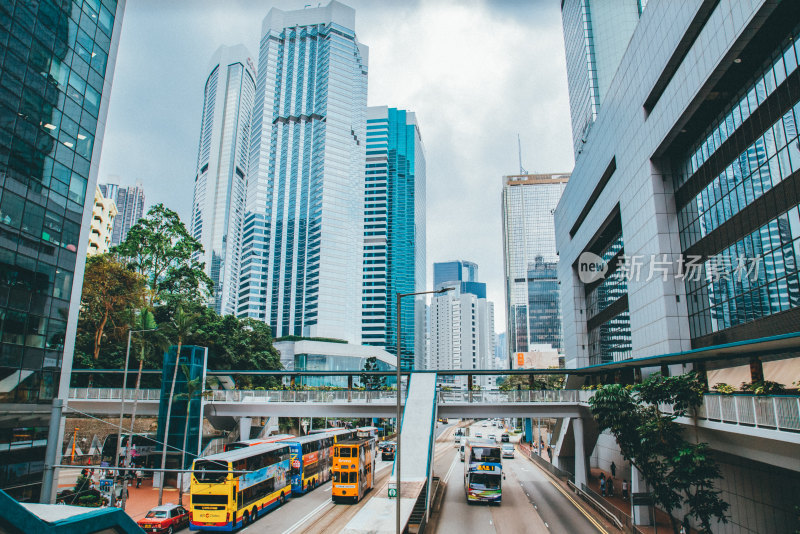 香港中环城市风光