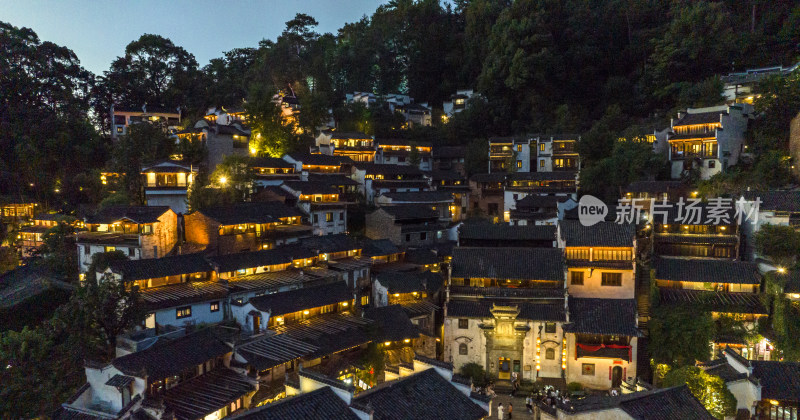 婺源篁岭夜景