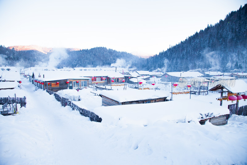 黑龙江 双峰林场 雪乡