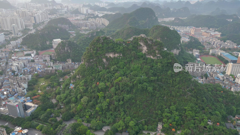 广西柳州马鞍山航拍