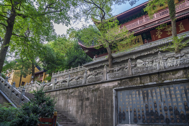 杭州西湖飞来峰灵隐寺千年古刹古建筑