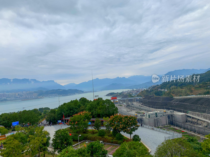 湖北宜昌三峡大坝风景区旅游风光