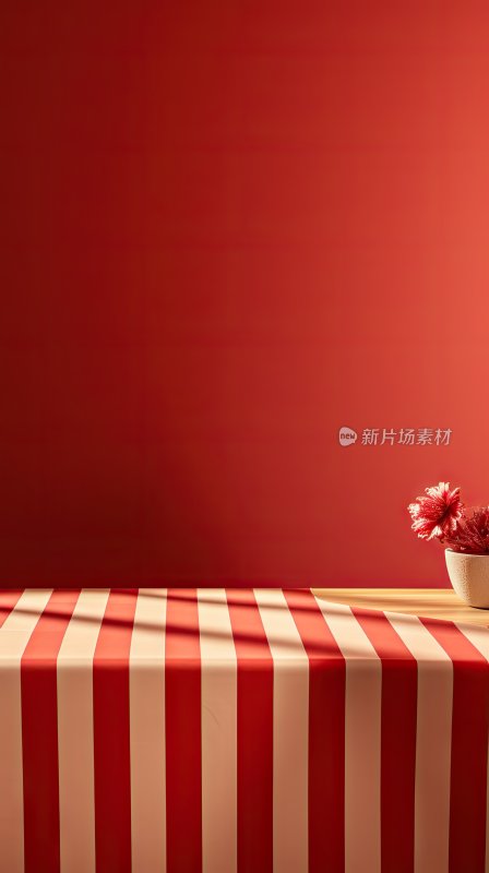 红色桌面空背景