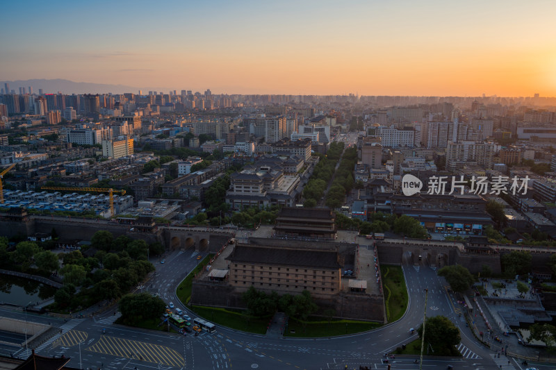 西安城墙夜景