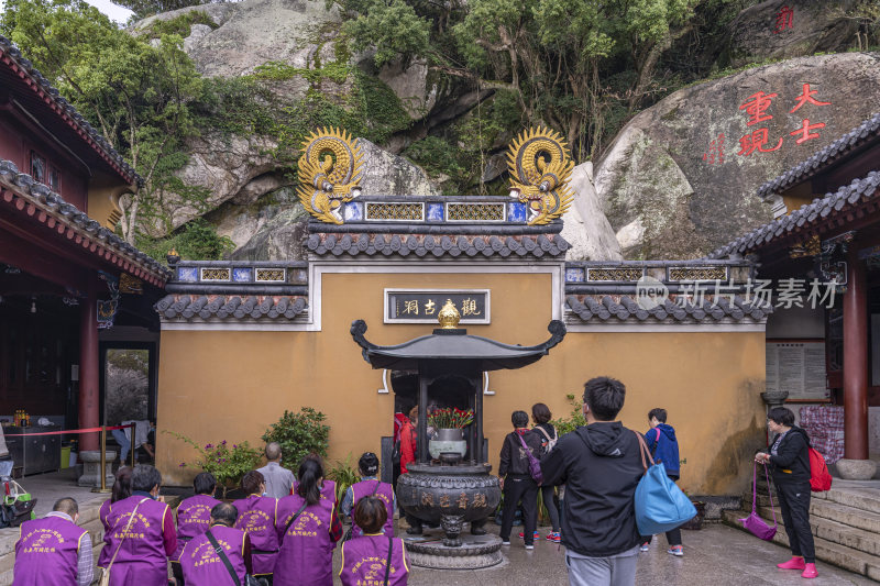 浙江普陀山观音古洞建筑