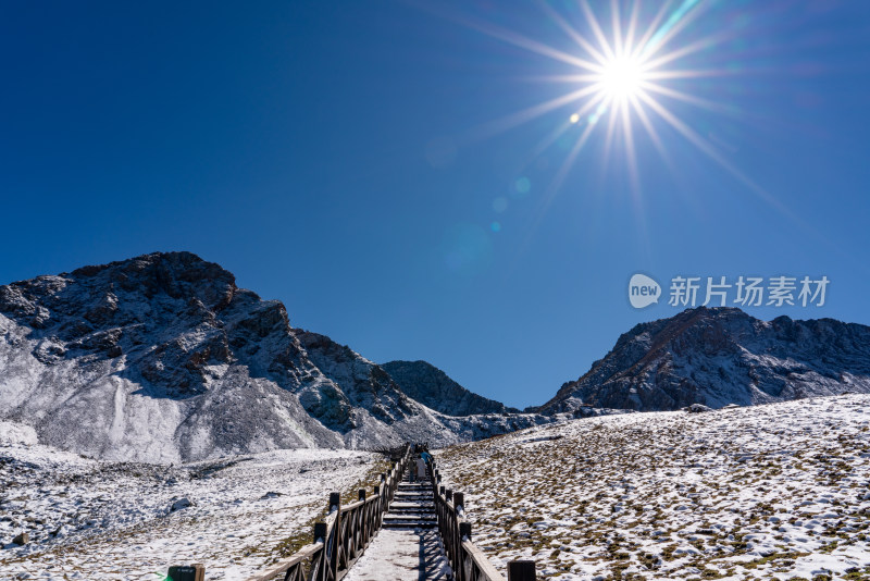 青海祁连风景区的秋色