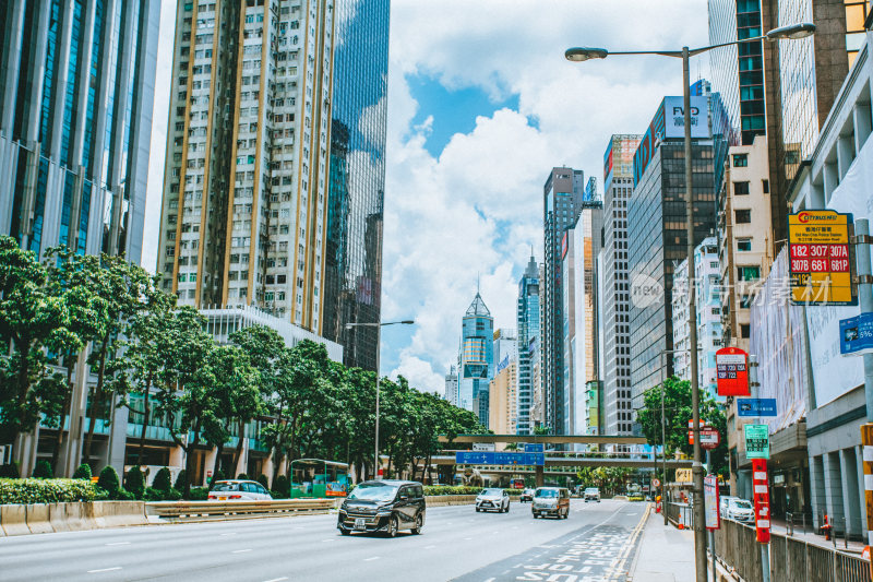 香港中环城市风光