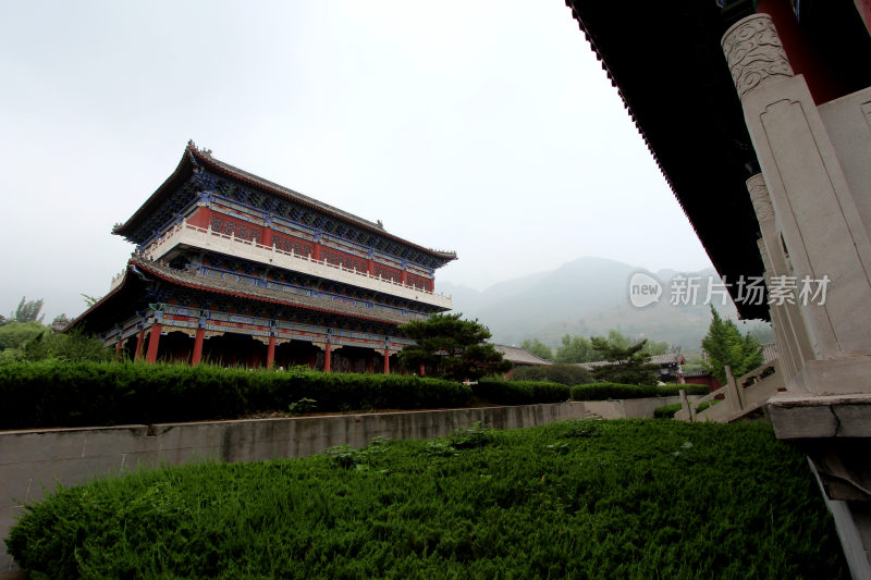 山东著名旅游景点醴泉寺建筑风格