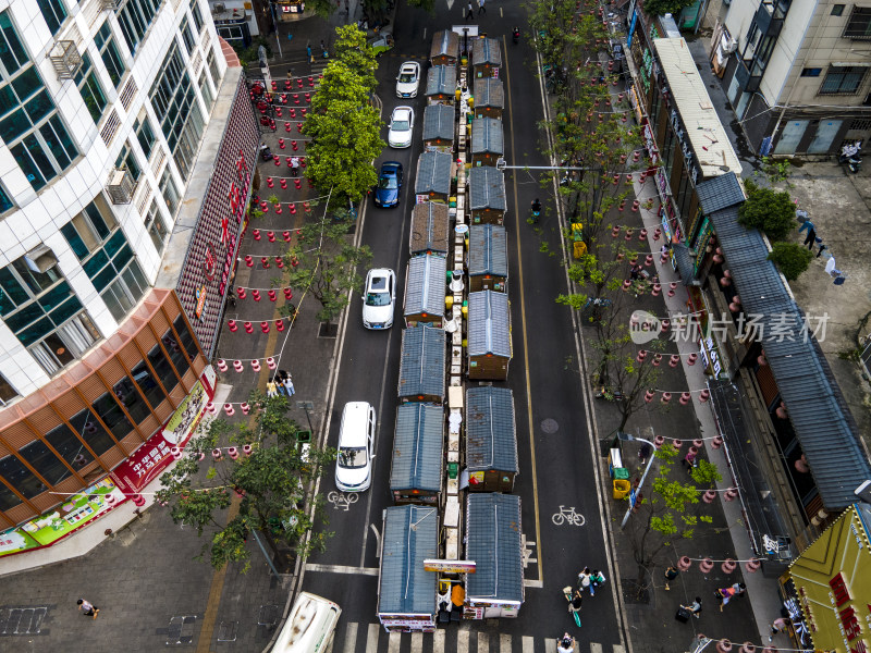 福建福州城市风光建设风景航拍