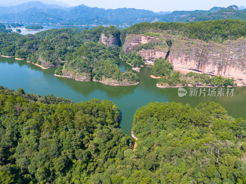 泰宁大金湖景区航拍图