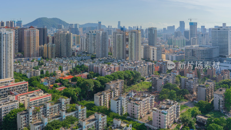 广东深圳现代化城市居住区房地产高视角