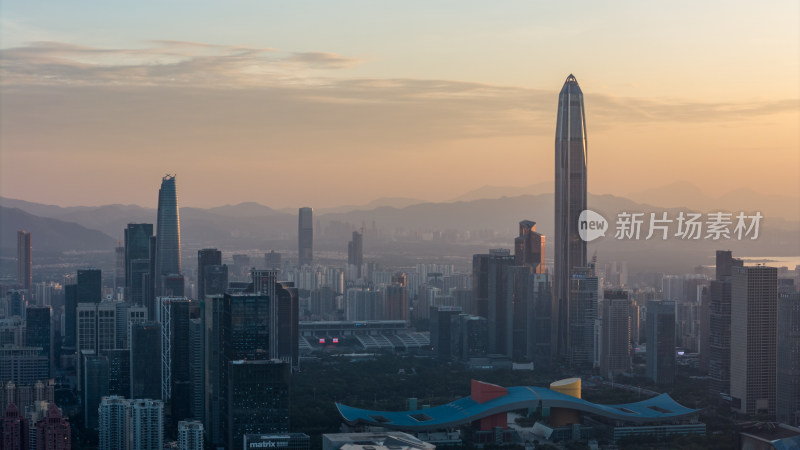 深圳福田中心区建筑群