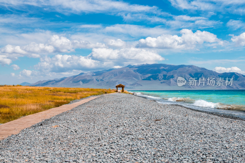 中国新疆赛里木湖风景区风光