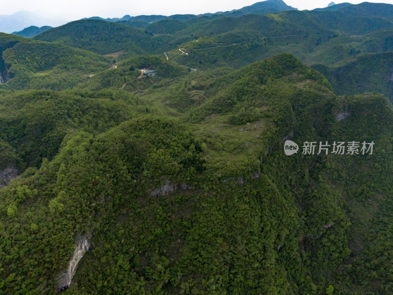 湖南张家界奇特山川航拍摄影图