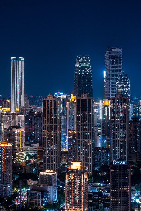 重庆城市天际线夜景