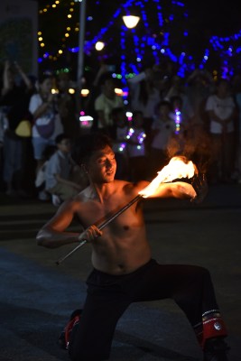 民间关于火的表演