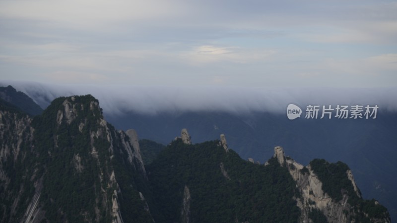 陕西华山山顶的风光