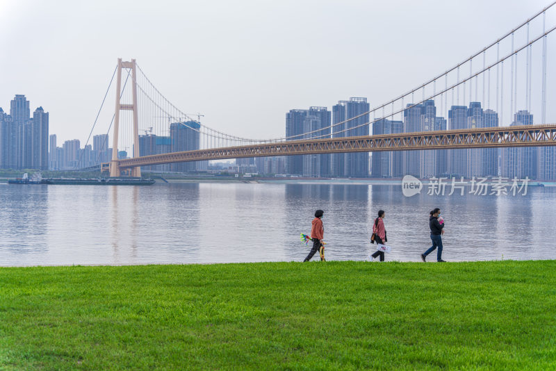 武汉洪山江滩公园风景