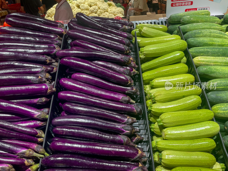 福州版胖东来永辉超市摆放整齐的果蔬等食物