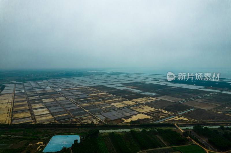 雷州盐场马留盐田