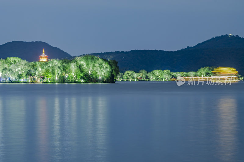 杭州西湖夜景