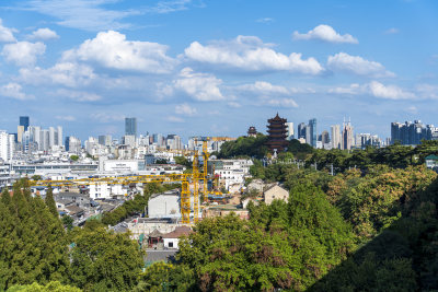 工地建筑塔吊