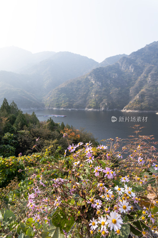 北京青龙峡景区秋季风光