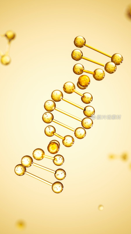DNA双螺旋遗传分子竖屏