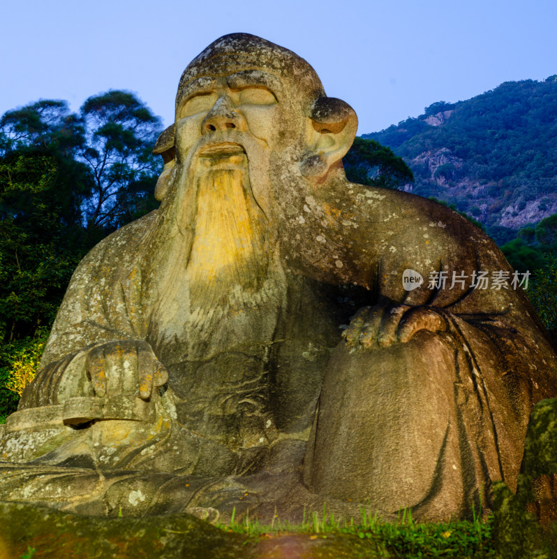 福建省泉州清源山的老子石像