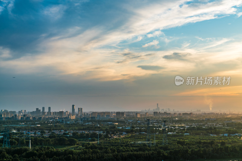 北京CBD国贸城市风光
