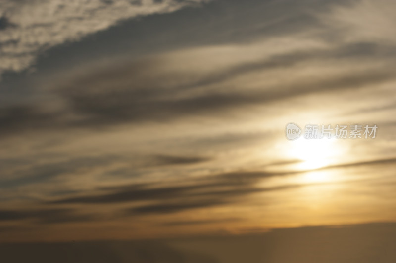 夕阳黄昏云层