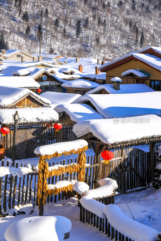 冬季黑龙江省牡丹江雪乡