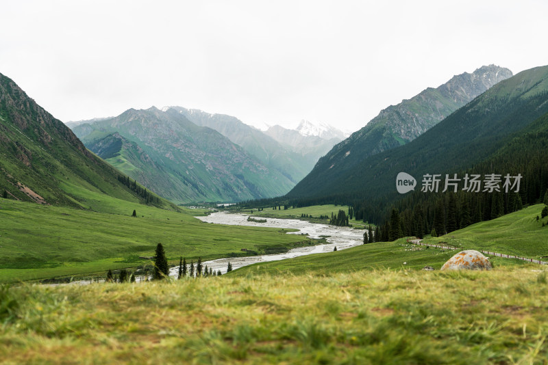 中国新疆夏特古道风景