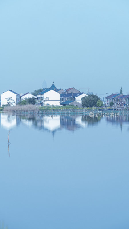 绍兴江南水乡东鉴湖风景