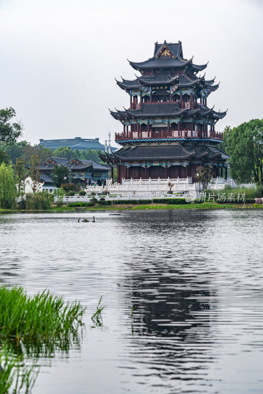 湖北武汉武昌紫阳湖公园紫阳阁