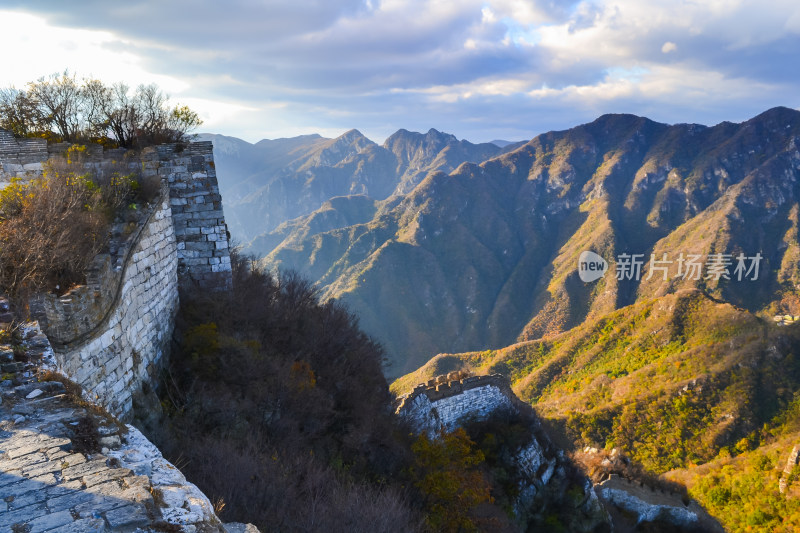 万里长城秋天自然风景